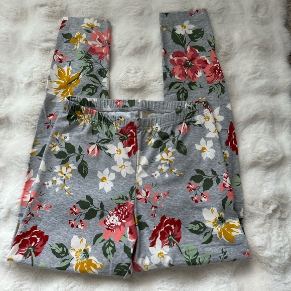 Old Navy Mid-Rise Floral Jersey Leggings- M - Picture 5 of 8